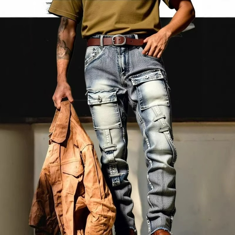 Men's Distressed Washed High S - đánh giá và giá Europe Streetwear Brand
