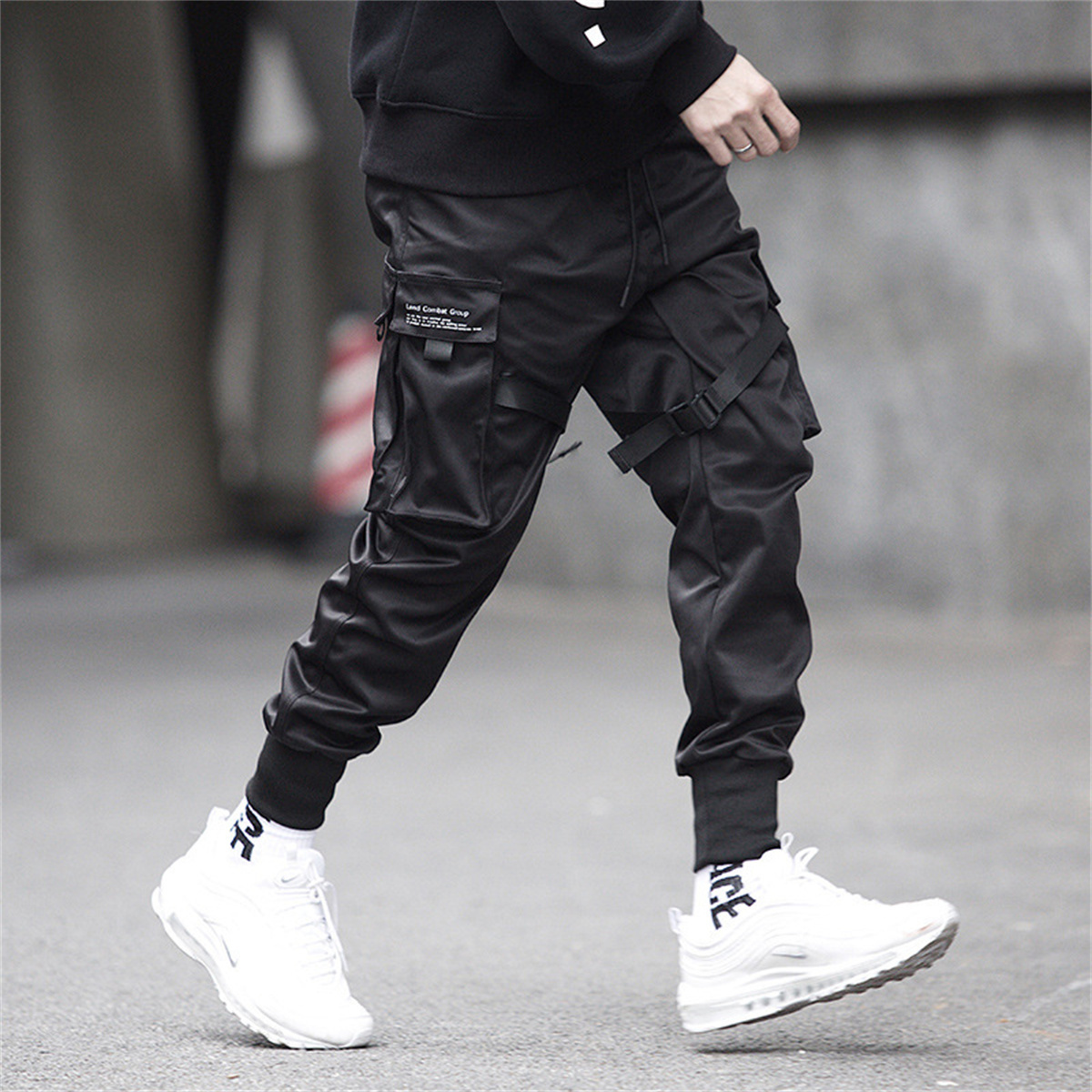 Black Hip Hop Cargo Pants Summ - đánh giá và giá Streetwear Brand China