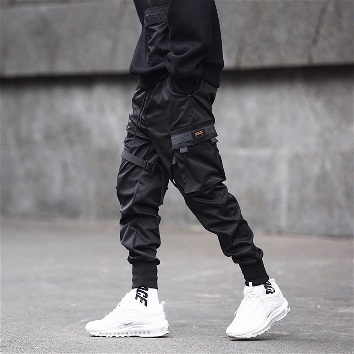Black Hip Hop Cargo Pants Summ - đánh giá và giá Streetwear Brand China