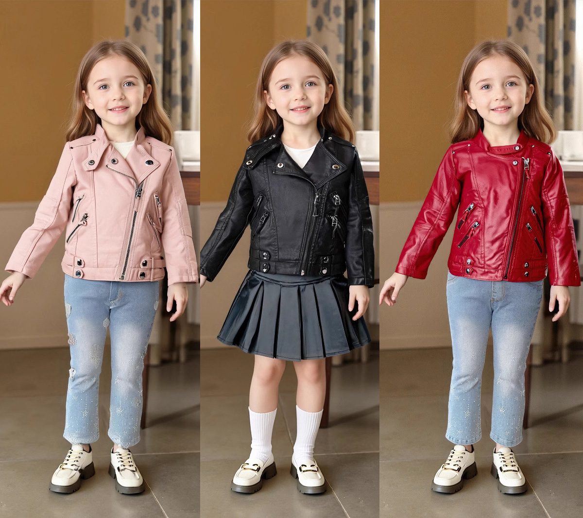 2-12Y Girls Christmas Pink Red - đánh giá và giá Streetwear Brand Red Logo